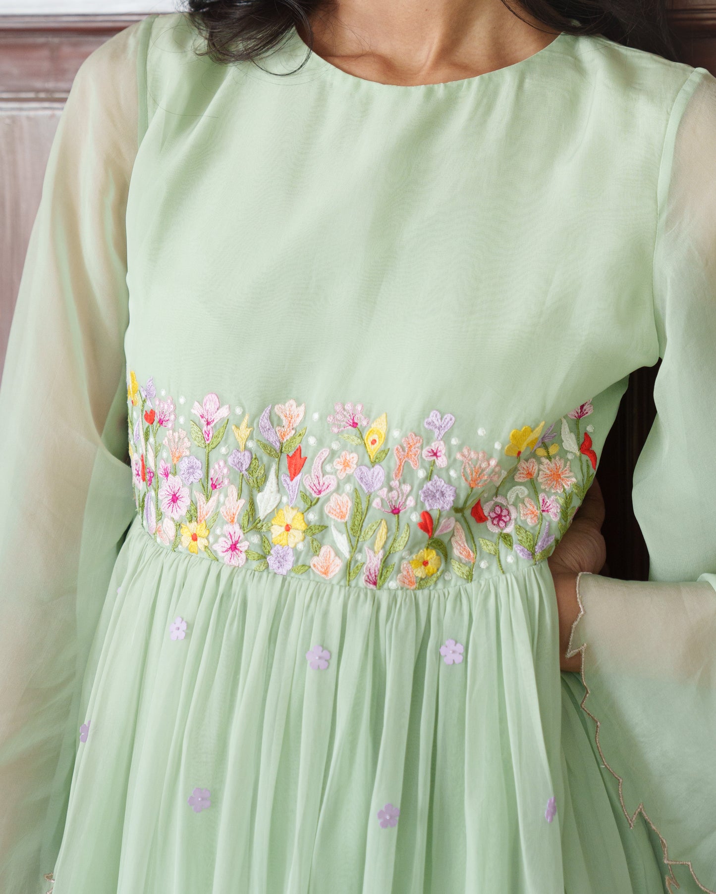 Whispering Willow Garden Dress