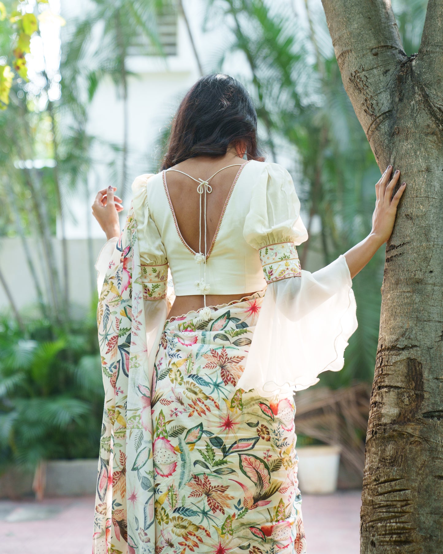 Forever Blooms Saree Set