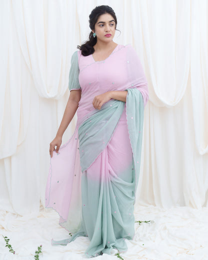 Secret Garden Ombré Saree