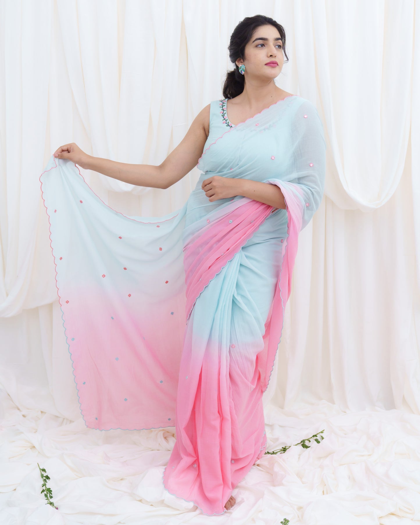 Petal Princess Ombré Saree