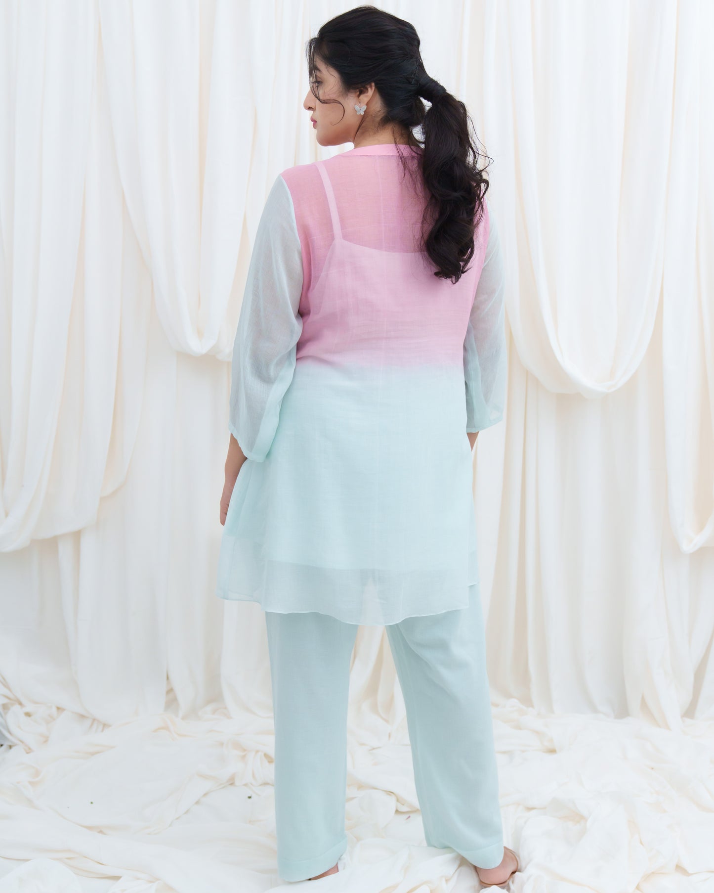 Ombré Magic Co-ord Set in Blue & Pink