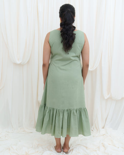 Summer Tree Dress in Summer Green Color