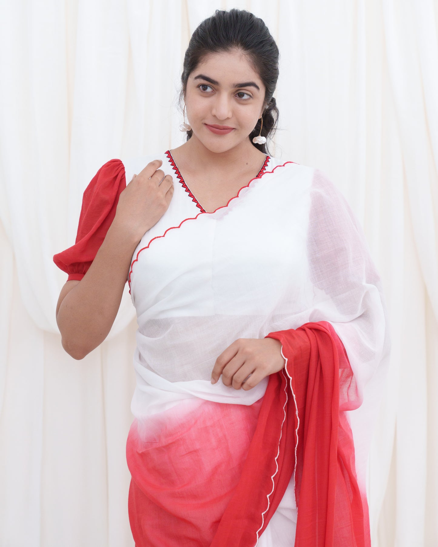 Scarlet Saree & Blouse