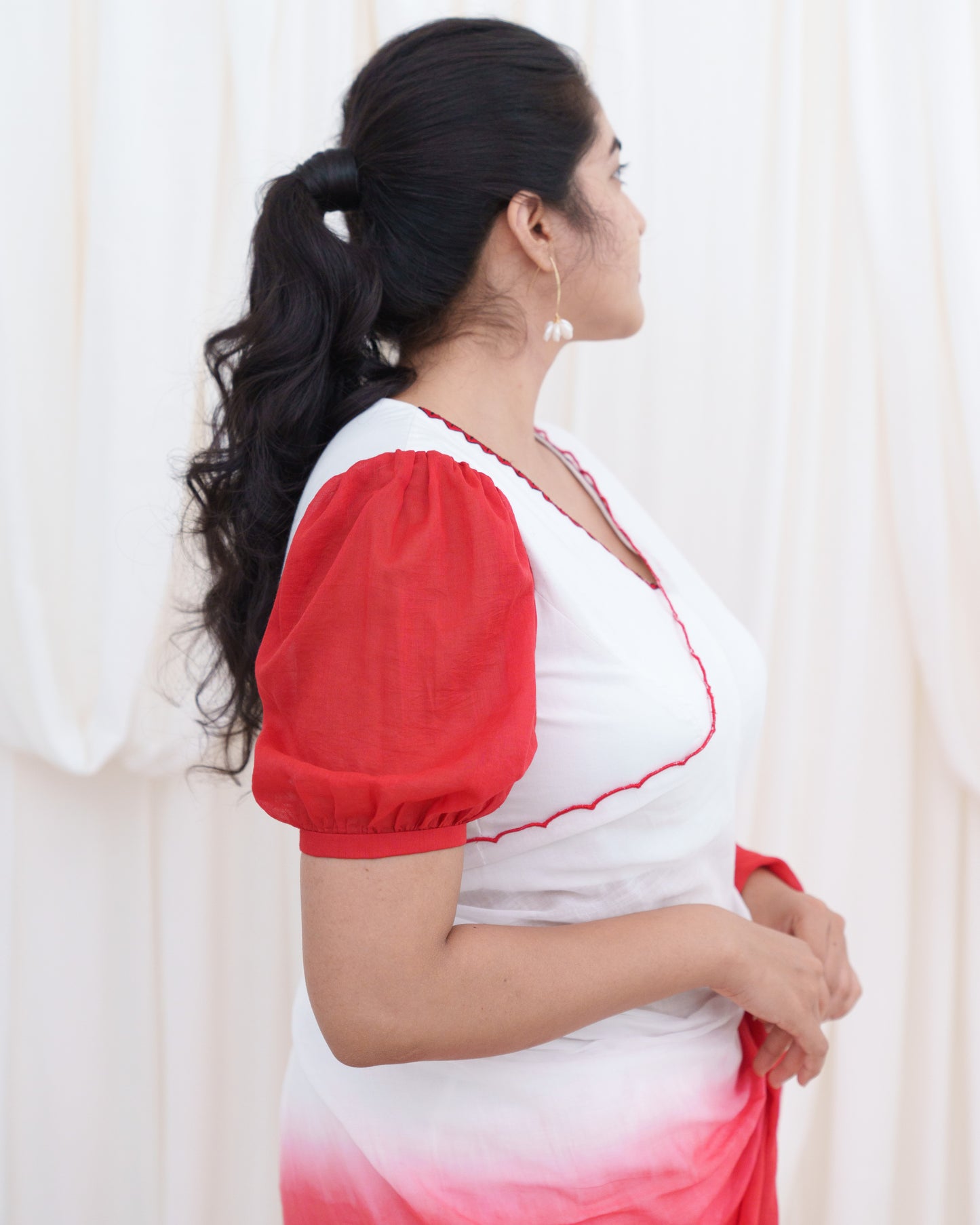 Scarlet Saree & Blouse