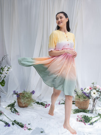 Whimsical Garden Party Dress