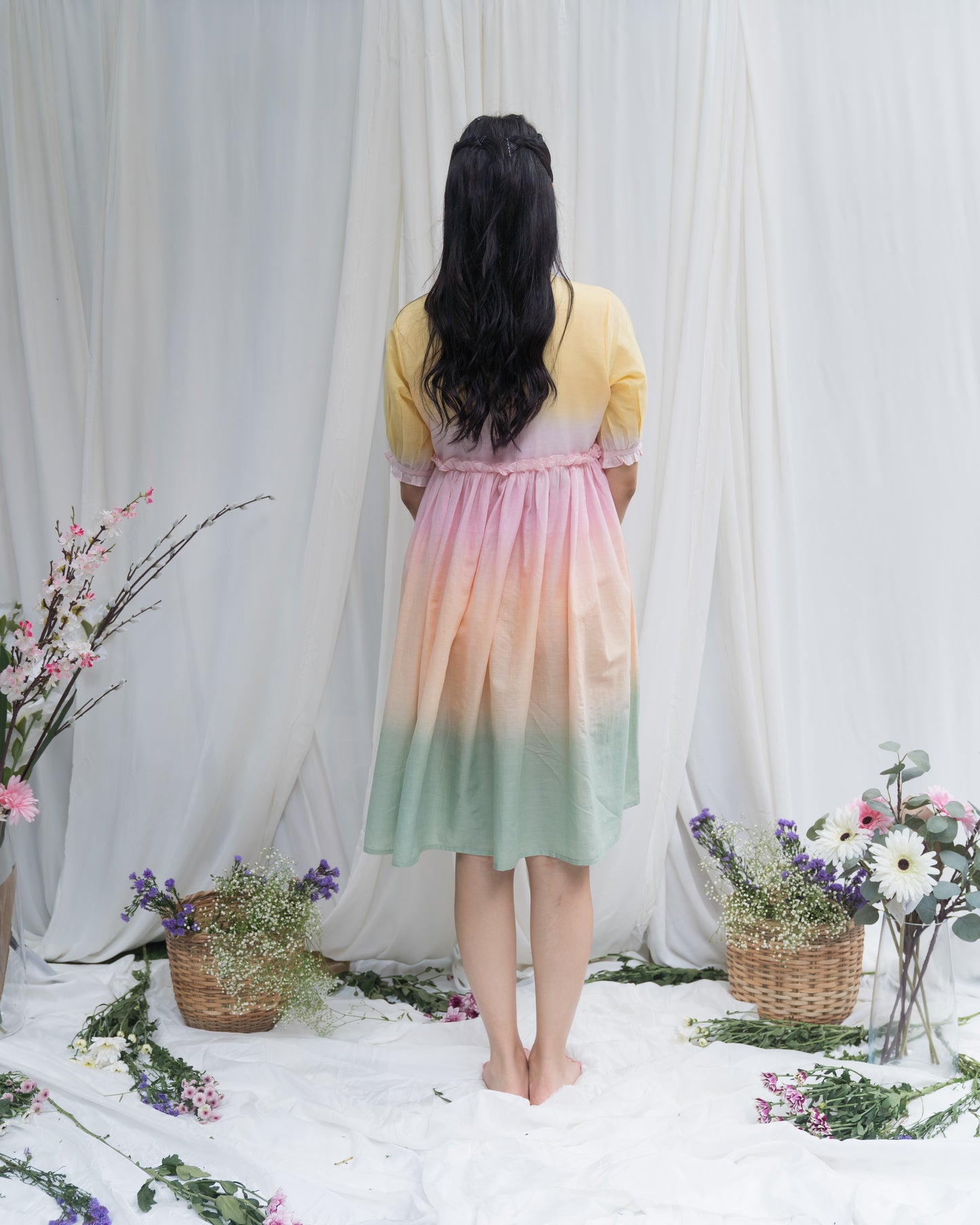 Whimsical Garden Party Dress