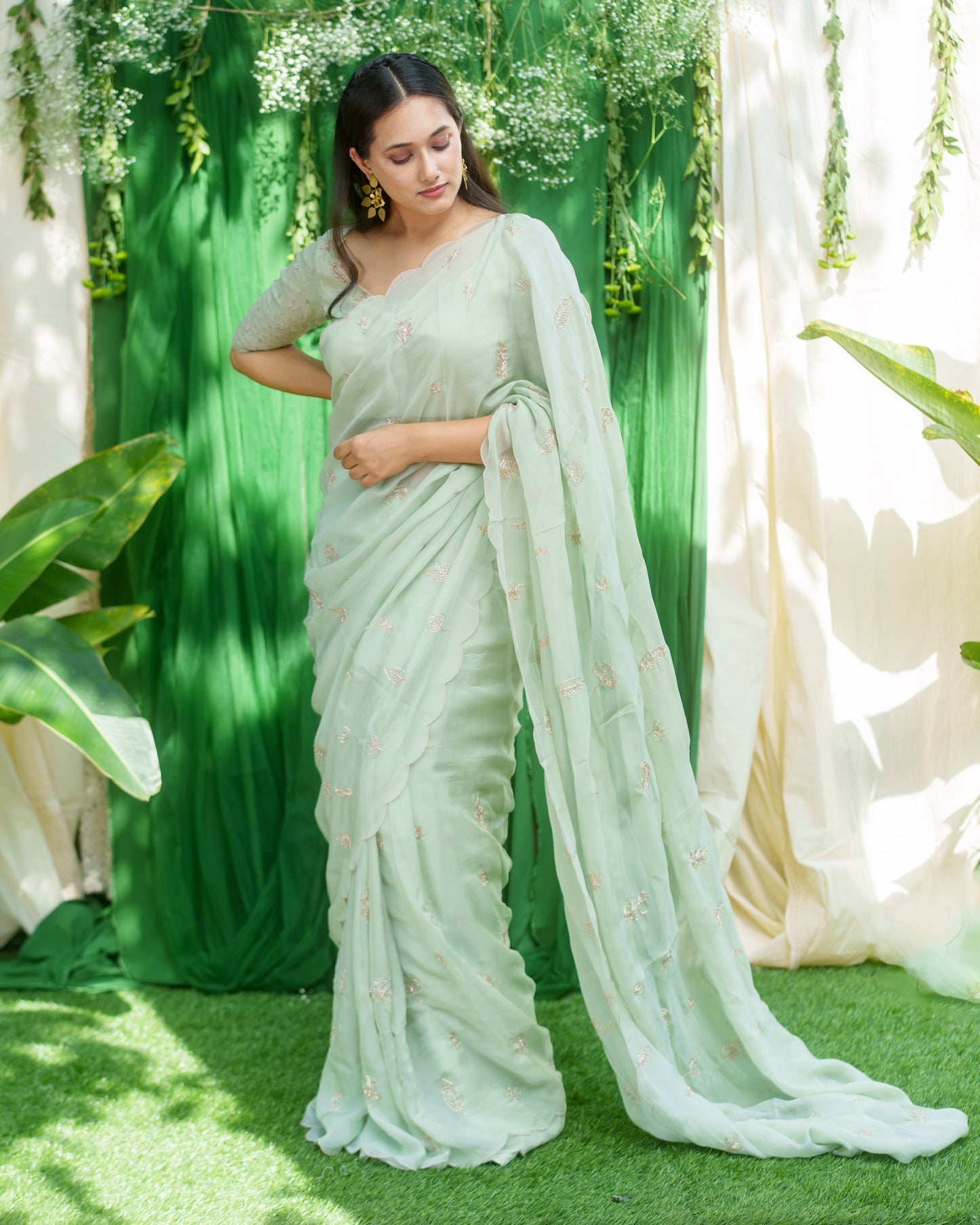 Fields in Fairytale Saree Set