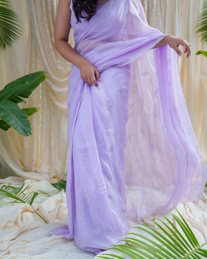 Jewel Of Garden Saree Set